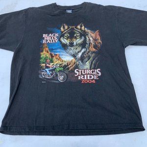 2004 Sturgis Black Hills motorcycle rally shirt XL